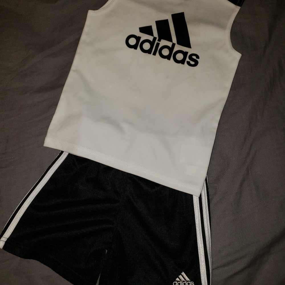 Adidas tank and short set